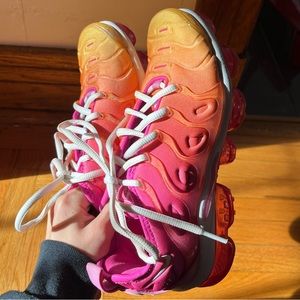 Nike Vapormax Plus Sneakers - Pink and Orange Ombre